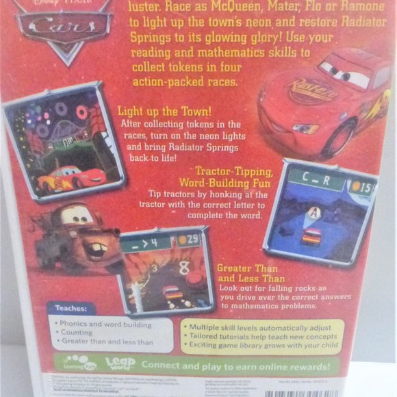 BK27 - Disney Pixar Leap Frog CARS Leapster Learning Game Leapster 2 - Picture 3 of 3